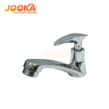 Cheap chrome plated single hole wash basin water tap